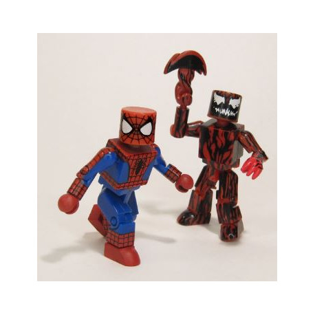 SPIDER-MAN ET CARNAGE MINIMATES ACTION FIGURES 7 CM