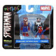 DAMAGED SPIDER-MAN AND VENOM MINIMATES ACTION FIGURES 7 CM