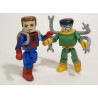 UNMASKED SPIDER-MAN AND DR OCTOPUS MINIMATES ACTION FIGURES 7 CM