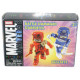 BATTLE DAMAGED DAREDEVIL AND BULLSEYE MINIMATES ACTION FIGURES 5 CM