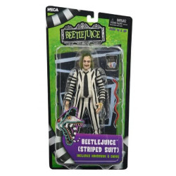 BEETLEJUICE 1988 BLACK AND WHITE STRIPPED SUIT