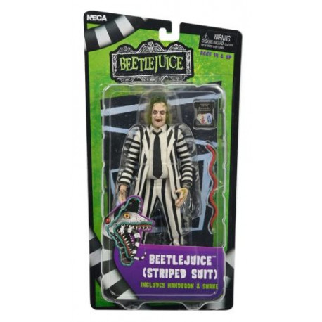BEETLEJUICE 1988 BLACK AND WHITE STRIPPED SUIT