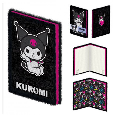 KUROMI PLUSH NOTEBOOK