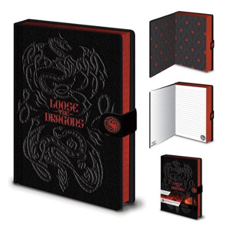 LOOSE THE DRAGONS HOUSE OF THE DRAGON NOTEBOOK