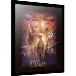 STAR WARS EPISODE I COLLECTOR PRINT FRAMED