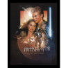 STAR WARS EPISODE II FRAMED 30X40CM PRINT