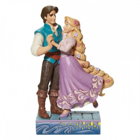 RAPUNZEL AND FLYNN RIDER LOVE STATUE 19 CM