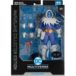CAPTAIN COLD PLATINUM EDITION MCFARLANE EDITION COLLECTOR 15 CM