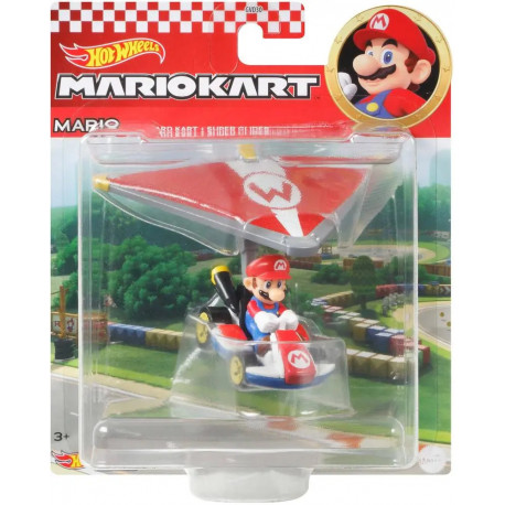 MARIO STANDART SUPER GLIDER HOT WHEELS MARIO KART