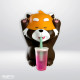TIRELIRE BUBBLE PANDA TEA
