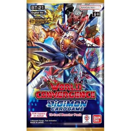 WORLD CONVERGENCE BT21 DIGIMON CARD GAME TCG BOOSTER
