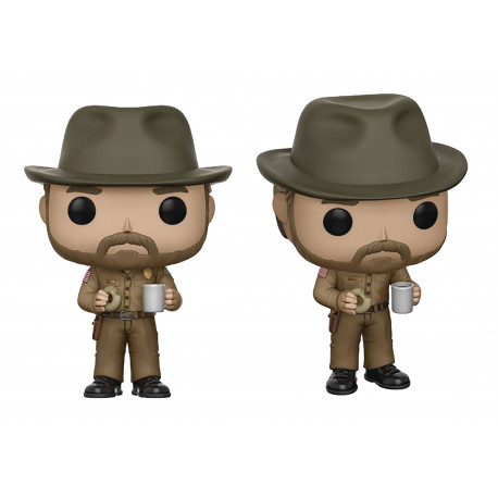 HOPPER WITH DONUT STRANGER THINGS POP! TELEVISION VINYL FIGURE