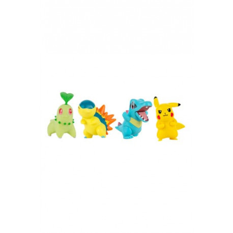 POKEMON PACK DE 4 FIGURINES BATTLE FIGURE SET 5 CM