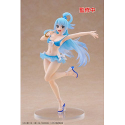 AQUA SWIMWEAR KONOSUBA GOD BLESSING ON THIS WONDERFUL WORLD 3 COREFUL STATUETTE PVC 18 CM