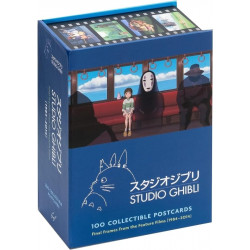 PAPETERIE GHIBLI - STUDIO GHIBLI, LES CHEFS-D'OEUVRE DE 1984 A 2014 : COFFRET DE 100 CARTES POSTALES
