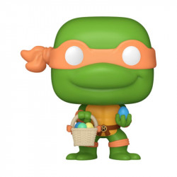 EASTER MICHELANGELO LES TORTUES NINJA FIGURINE POCKET POP VINYL EASTER 4 CM