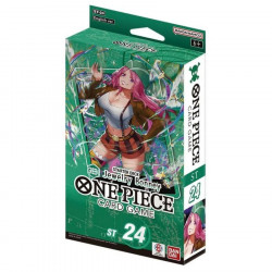 ONE PIECE TRADING CARD GAME STARTER DECK ST 24 GREEN JEWELRY BONNEY VERSION ANGLAISE