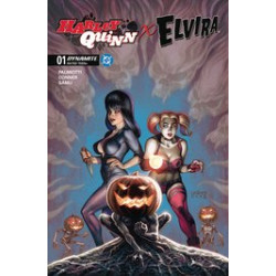 HARLEY QUINN X ELVIRA 1 CVR C LINSNER