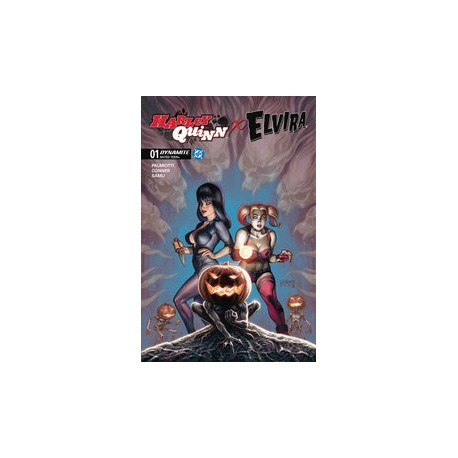 HARLEY QUINN X ELVIRA 1 CVR C LINSNER