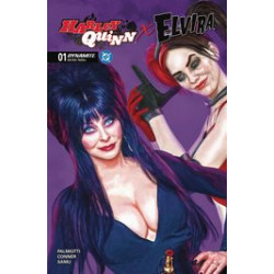 HARLEY QUINN X ELVIRA 1 CVR E SPEARS