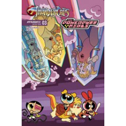 THUNDERCATS POWERPUFF GIRLS 3 CVR B ENGLE