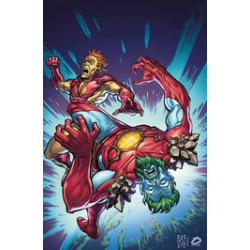 CAPTAIN PLANET 5 CVR E HARDIN METAL PREMIUM CVR