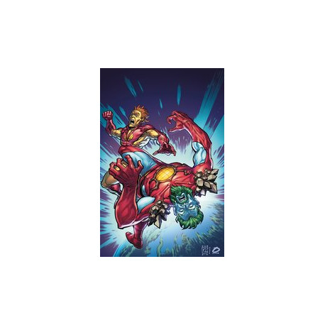CAPTAIN PLANET 5 CVR E HARDIN METAL PREMIUM CVR