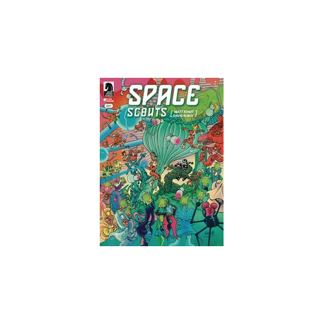 SPACE SCOUTS 1 CVR B ARAGONES