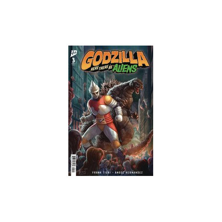 GODZILLA HERE THERE BE ALIENS 3 CVR A PE