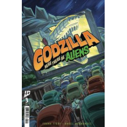GODZILLA HERE THERE BE ALIENS 3 CVR B HERNANDEZ