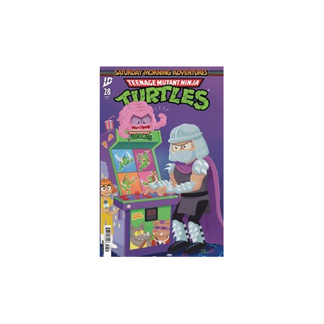 TMNT SATURDAY MORNING ADV 28 CVR B HUNTING