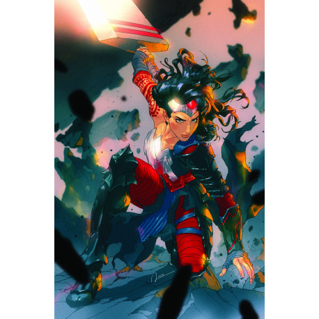 ABSOLUTE WONDER WOMAN 11 CVR C GERALD PAREL CARD STOCK VAR