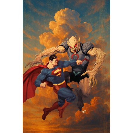 SUPERMAN 29 CVR C ARIEL OLIVETTI CARD STOCK VAR