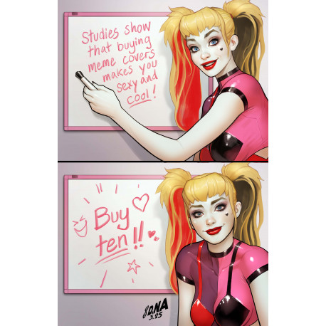 HARLEY QUINN 53 CVR B DAVID NAKAYAMA CARD STOCK VAR