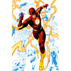NEW HISTORY OF THE DC UNIVERSE 3 OF 4 CVR B DAN MORA CARD STOCK VAR