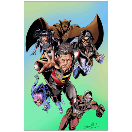 SECRET SIX 6 OF 6 CVR C SALVADOR LARROCA CARD STOCK VAR