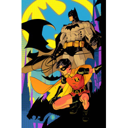 BATMAN ROBIN YEAR ONE 10 OF 12 CVR B DAN MORA CARD STOCK VAR