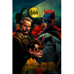 BATMAN ROBIN YEAR ONE 10 OF 12 CVR C DAN PANOSIAN CARD STOCK VAR