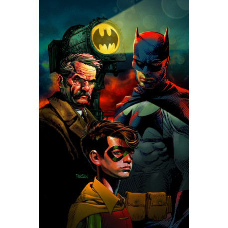 BATMAN ROBIN YEAR ONE 10 OF 12 CVR C DAN PANOSIAN CARD STOCK VAR