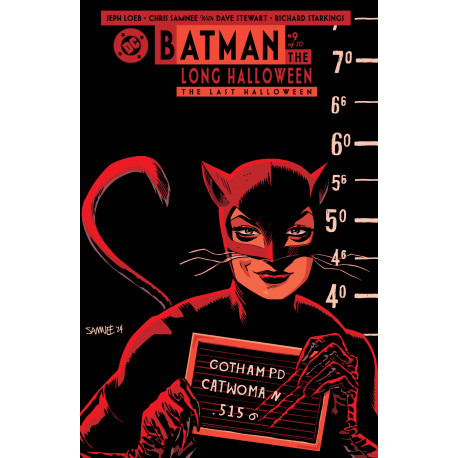 BATMAN THE LONG HALLOWEEN THE LAST HALLOWEEN 9 OF 10 CVR B CHRIS SAMNEE CARD STOCK VAR