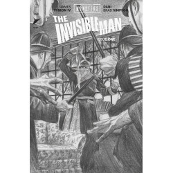 UNIVERSAL MONSTERS THE INVISIBLE MAN 1 OF 4 CVR F INC 1 75 ALEX ROSS PENCIL SKETCH VAR