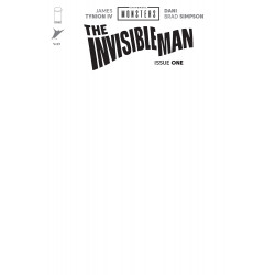 UNIVERSAL MONSTERS THE INVISIBLE MAN 1 OF 4 CVR H BLANK SKETCH VAR