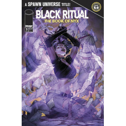 SPAWN BLACK RITUAL THE BOOK OF NYX 5 OF 7 CVR B BRETT BOOTH VAR