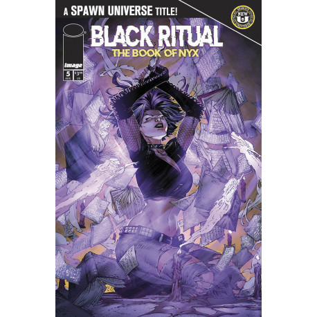 SPAWN BLACK RITUAL THE BOOK OF NYX 5 OF 7 CVR B BRETT BOOTH VAR