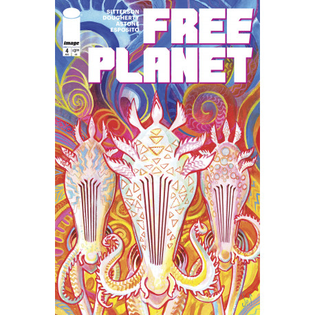 FREE PLANET 4 CVR B JED DOUGHERTY TENTACLES VAR