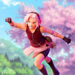 SAKURA NARUTO SHIPPUDEN FIGURINE