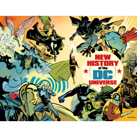 NEW HISTORY OF THE DC UNIVERSE #1 (OF 4) CVR A CHRIS SAMNEE WRAPAROUND