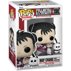 MAY CHANG WITH PANDA FULLMETAL ALCHEMIST BROTHERHOOD POP ANIMATION VINYL FIGURINE 9 CM
