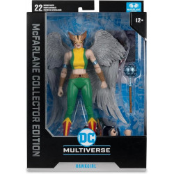 HAWKGIRL JUSTICE LEAGUE OF AMERICA DC MCFARLANE COLL ED 7IN 15 CM