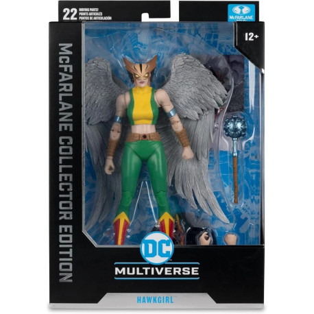 HAWKGIRL JUSTICE LEAGUE OF AMERICA DC MCFARLANE COLL ED 7IN 15 CM